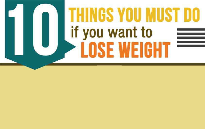 10 things to do to lose weight